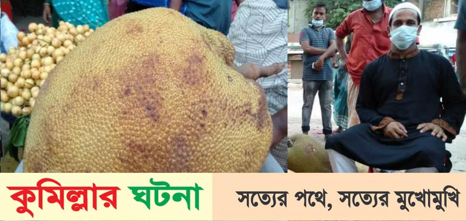 দেবীদ্বারে ৬০ কেজি ওজনের কাঁঠাল নিয়ে বসে আছে ব্যবসায়িক, নাই ক্রেতা 