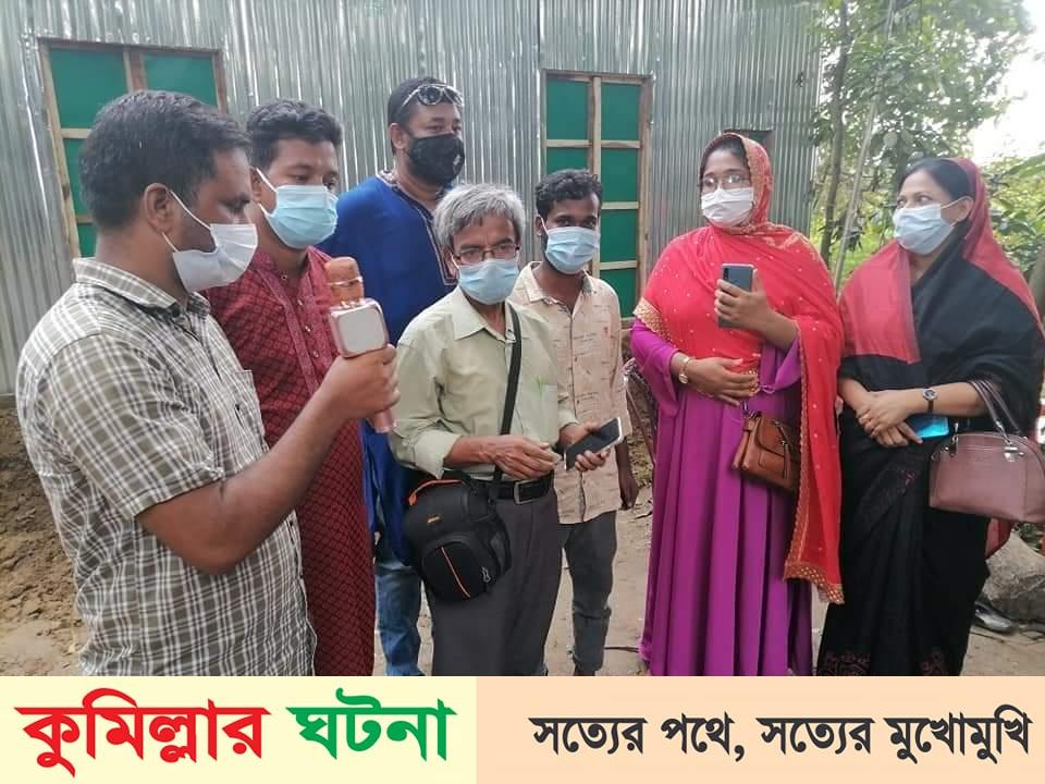 দেবীদ্বারে ঘর উপহার পেয়ে আনন্দে অশ্রুসিক্ত ছাত্রলীগ নেতা