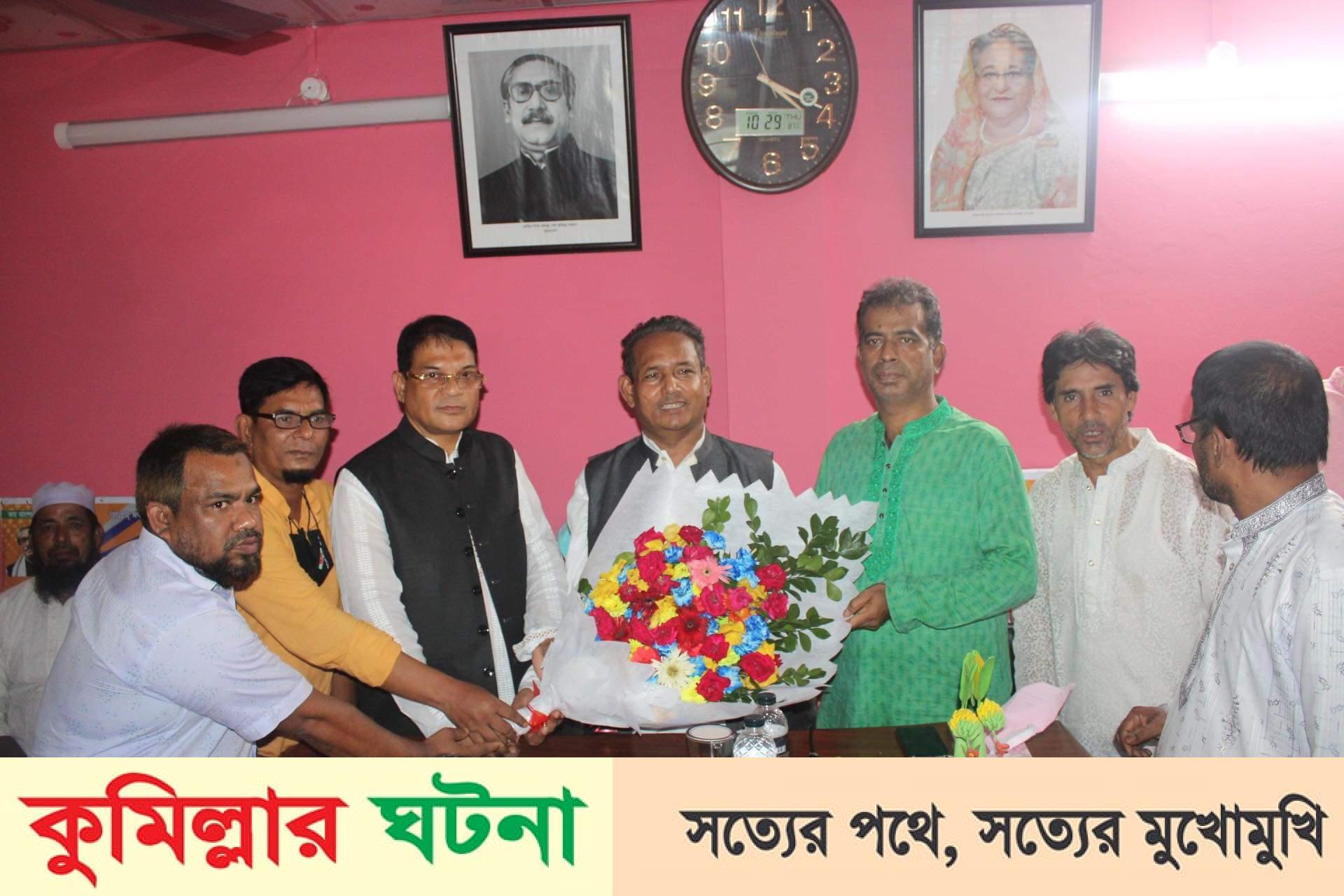 দেবীদ্বার পৌরসভার ৯নং ওয়ার্ড আওয়ামীলীগের কার্যালয় উদ্ভোধন