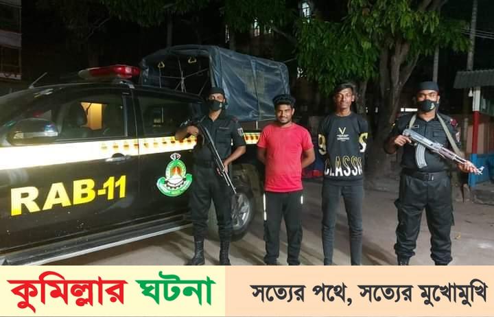 নাঙ্গলকোটে অবৈধভাবে সিএনজি গ্যাস সরবরাহের সময় আটক- ২