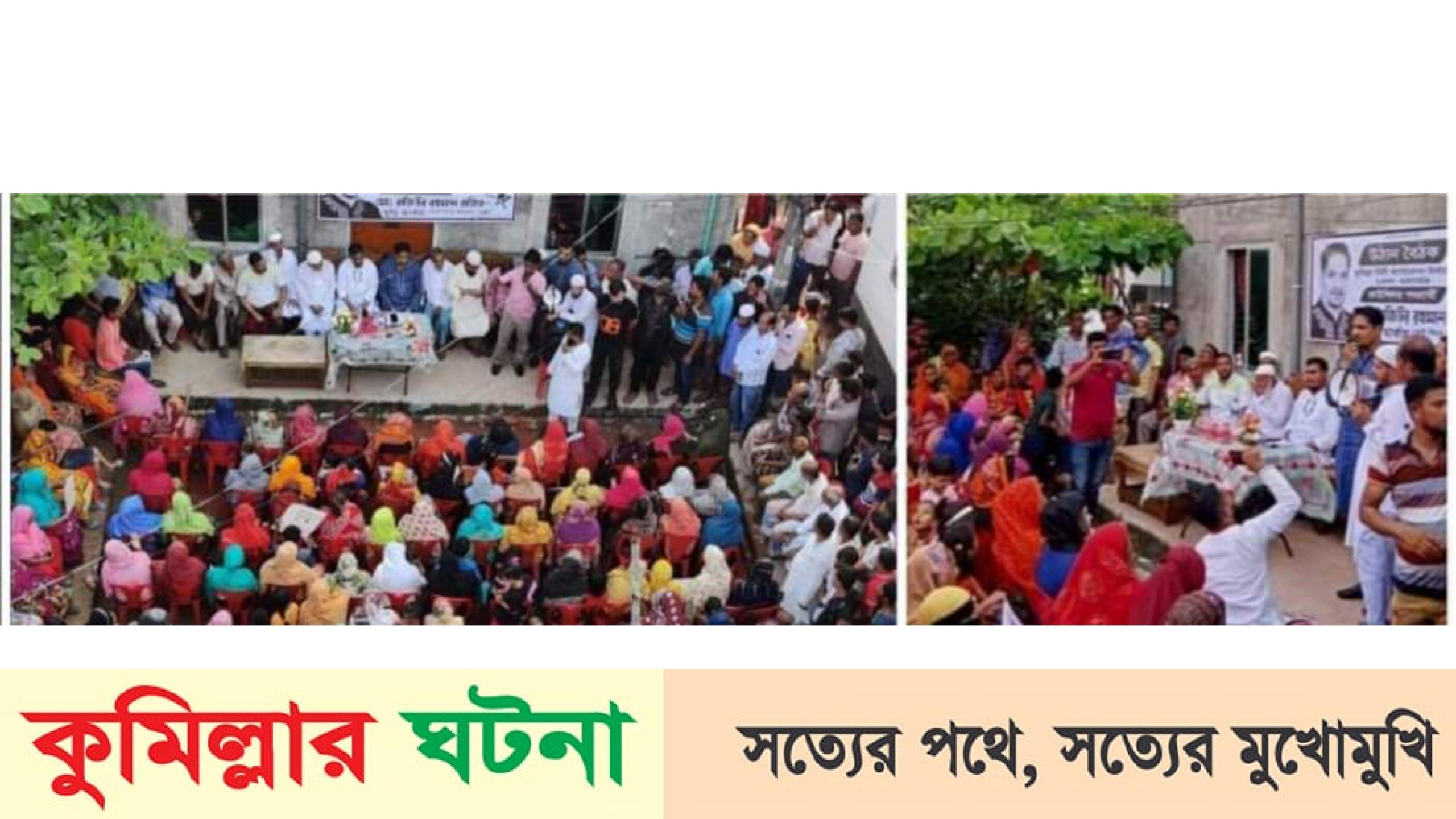 কুসিক নির্বাচন:ভোটারদের দ্বারে দ্বারে কাউন্সিলর প্রার্থী ঘুরি মার্কা রাজীব