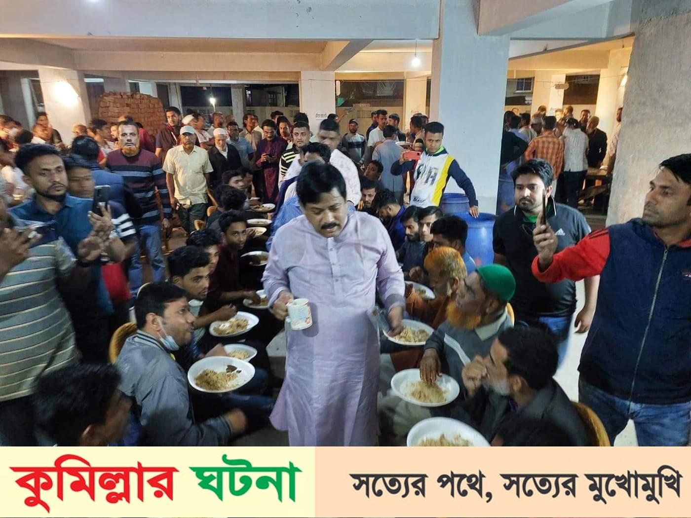 কুমিল্লায় এক দিন আগেই সমাবেশস্থলে বিএনপির নেতা-কর্মীরা