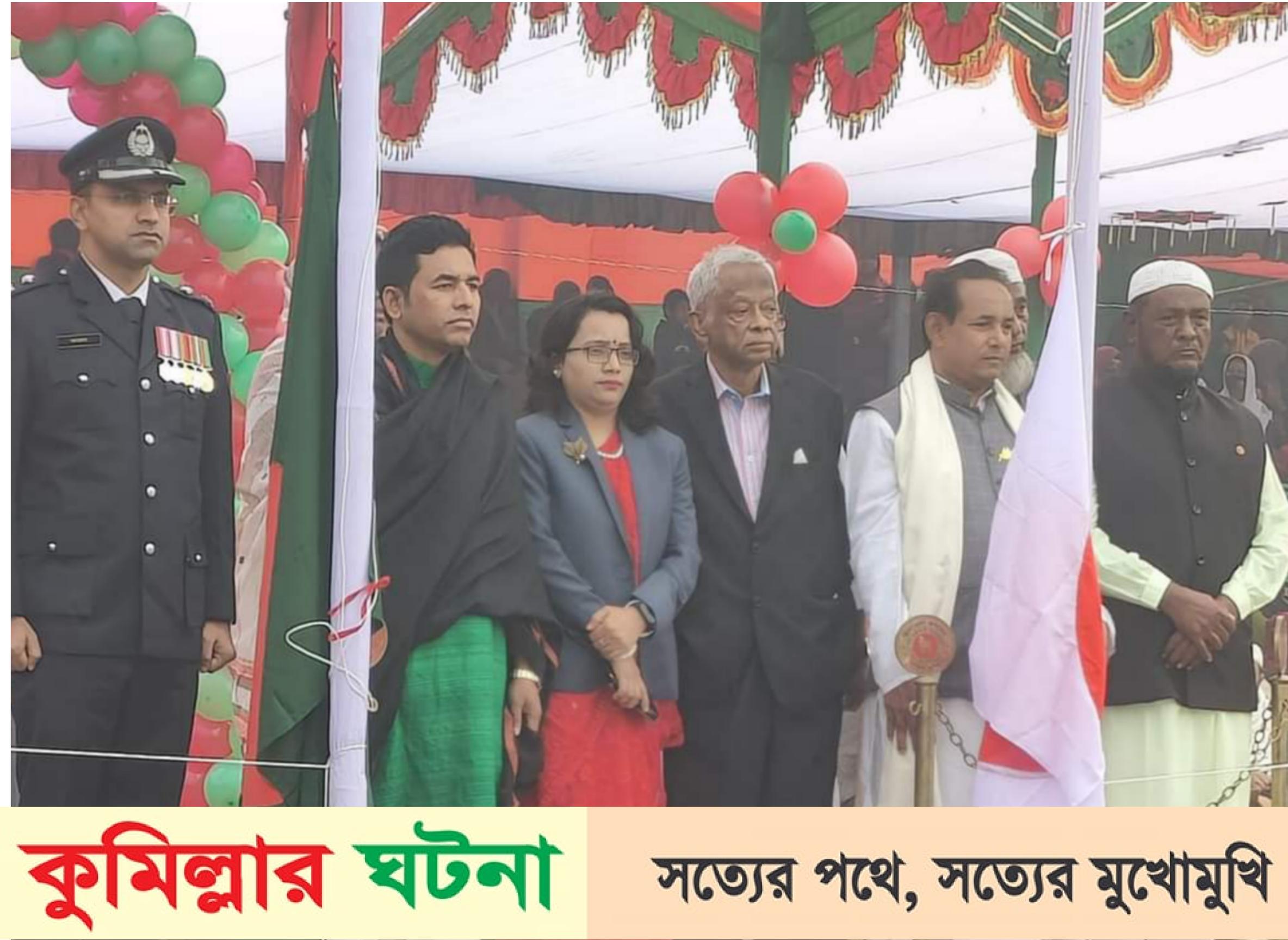 যথা যোগ্য মর্যাদায় দেবীদ্বারে মহান বিজয় দিবস পালিত