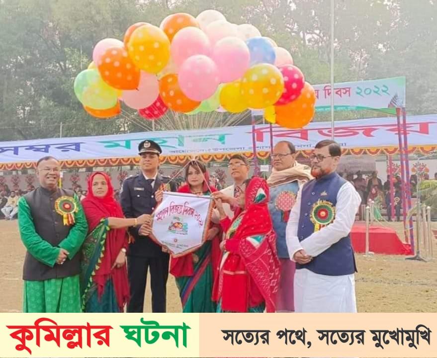 হোমনায় মহান বিজয় দিবস উদযাপন