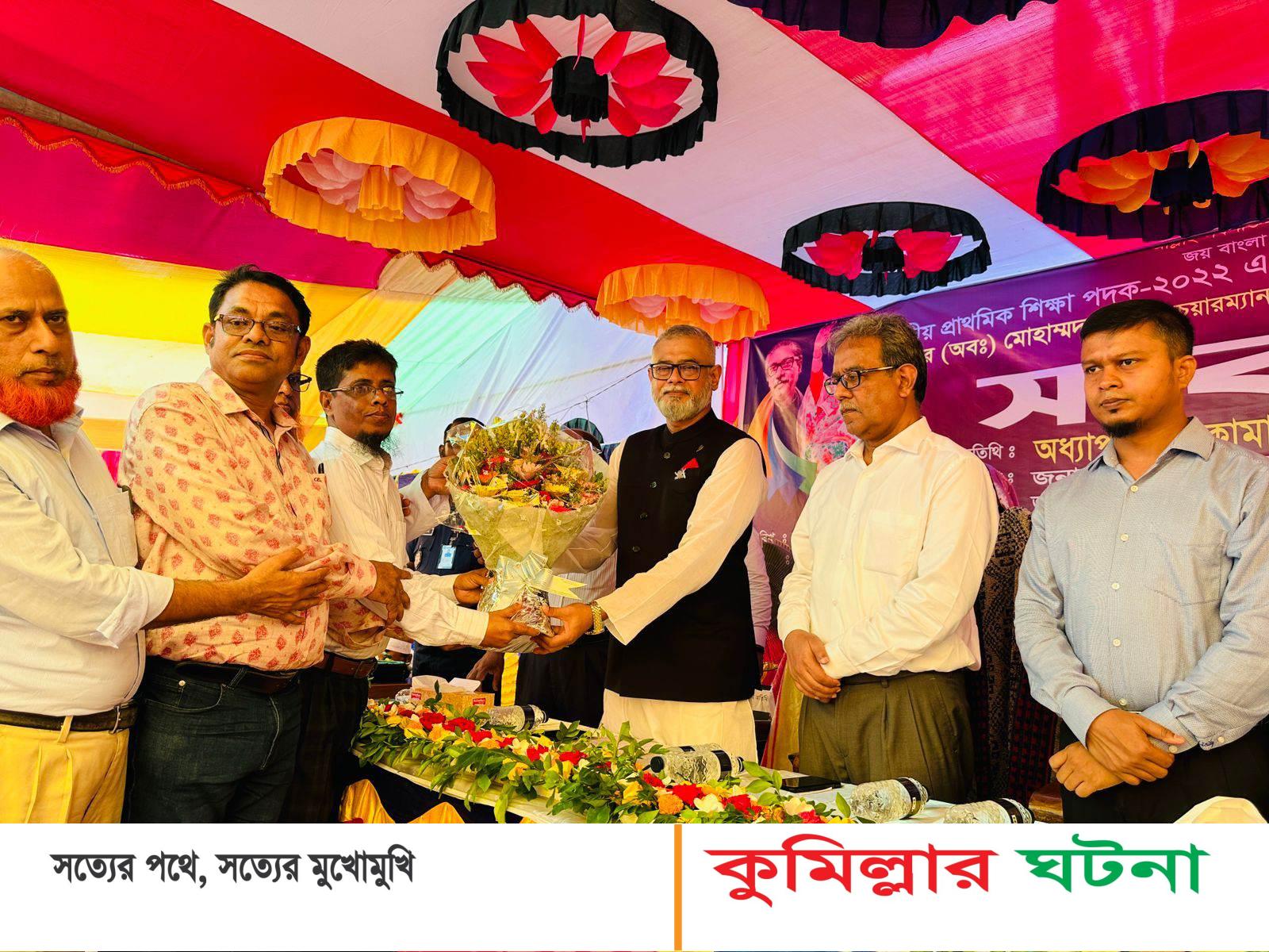 দাউদকান্দিতে জাতীয় পর্যায়ে শ্রেষ্ঠ উপজেলা চেয়ারম্যান মোহাম্মদ আলীকে সংবর্ধনা