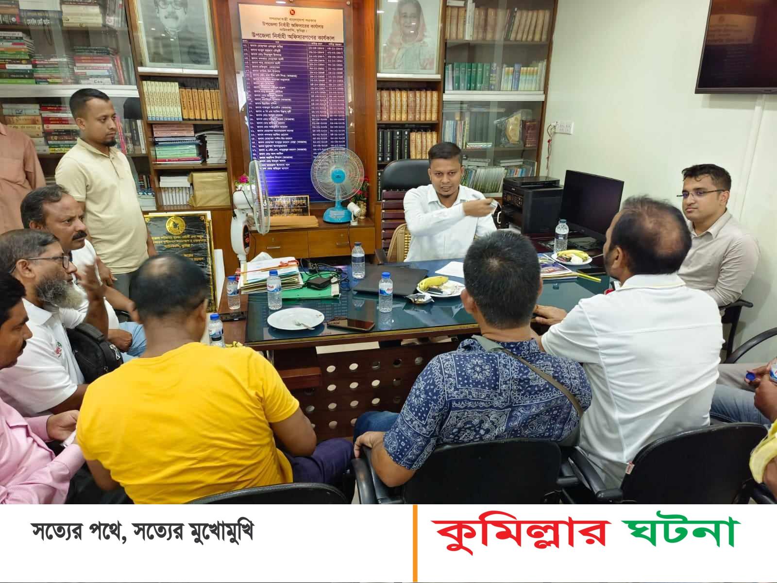 দাউদকান্দিতে সাংবাদিকদের সাথে উপজেলা নির্বাহী কর্মকর্তার মতবিনিময়