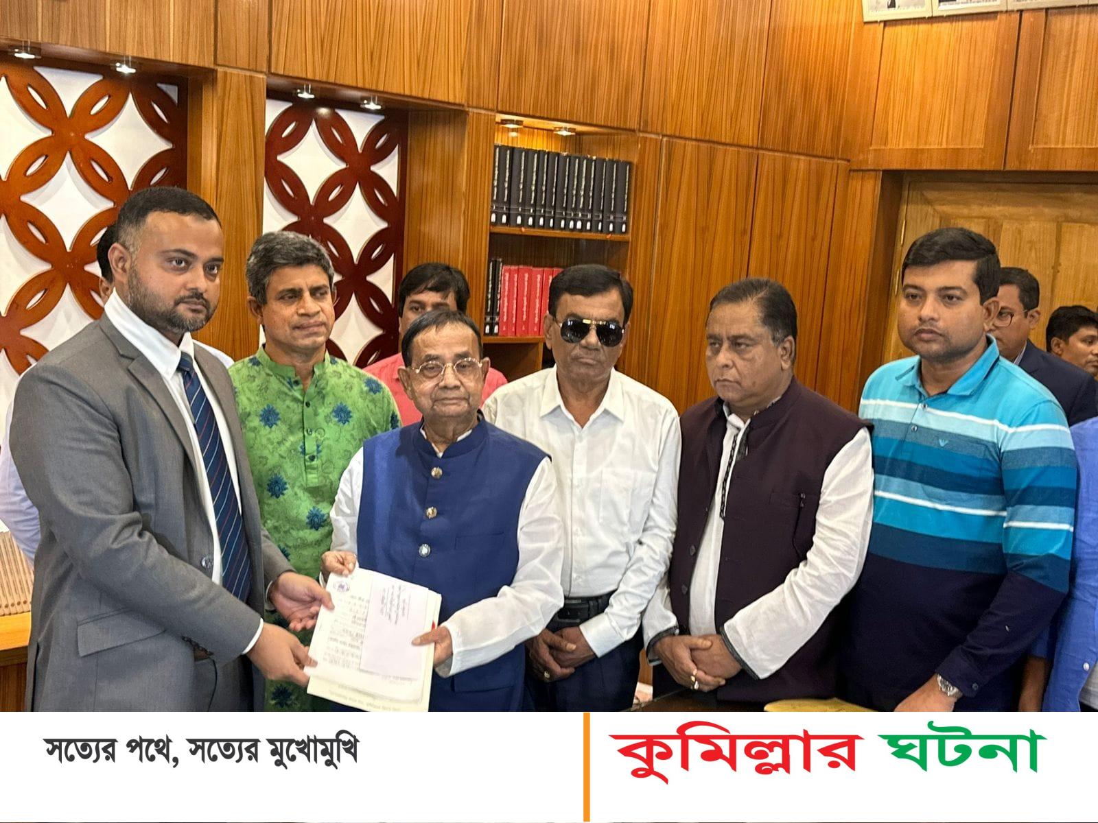 কুমিল্লা-১১ আসনে এগারো প্রার্থীর মনোনয়নপত্র দাখিল