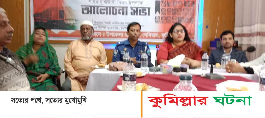 দেবীদ্বারে শহীদ বুদ্ধিজীবী দিবসের আলোচনা সভায়