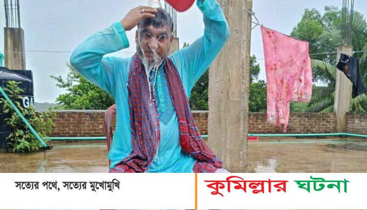 দুধ দিয়ে গোসল করে দেবীদ্বারে আ’লীগ নেতার দল ত্যাগ