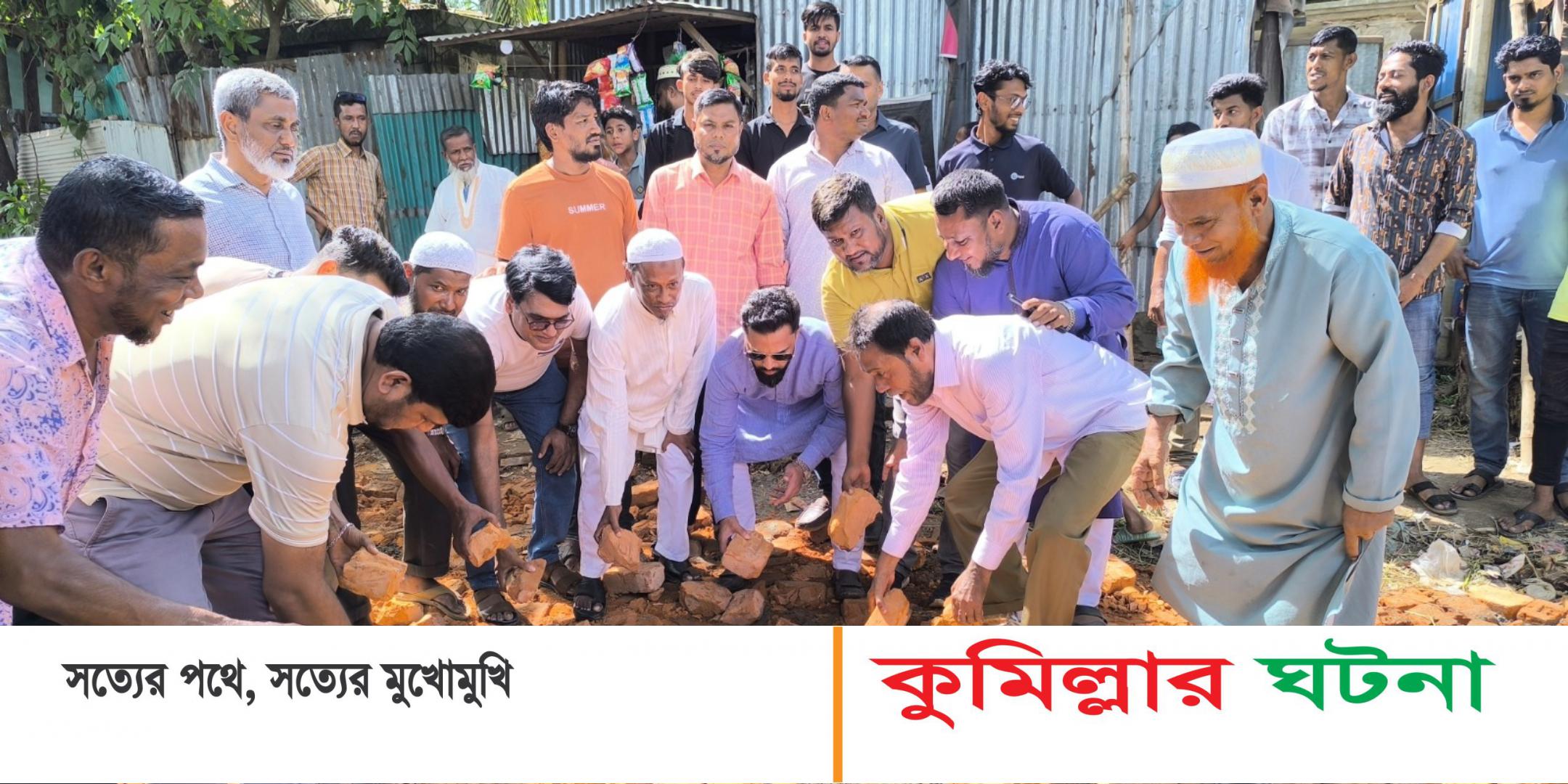 দেবীদ্বারে শহীদ ছাব্বিরের বাড়ির সড়ক সংস্কার করে দিলেন- বিএনপির নেতা ব্যারিস্টার রিজভিউল